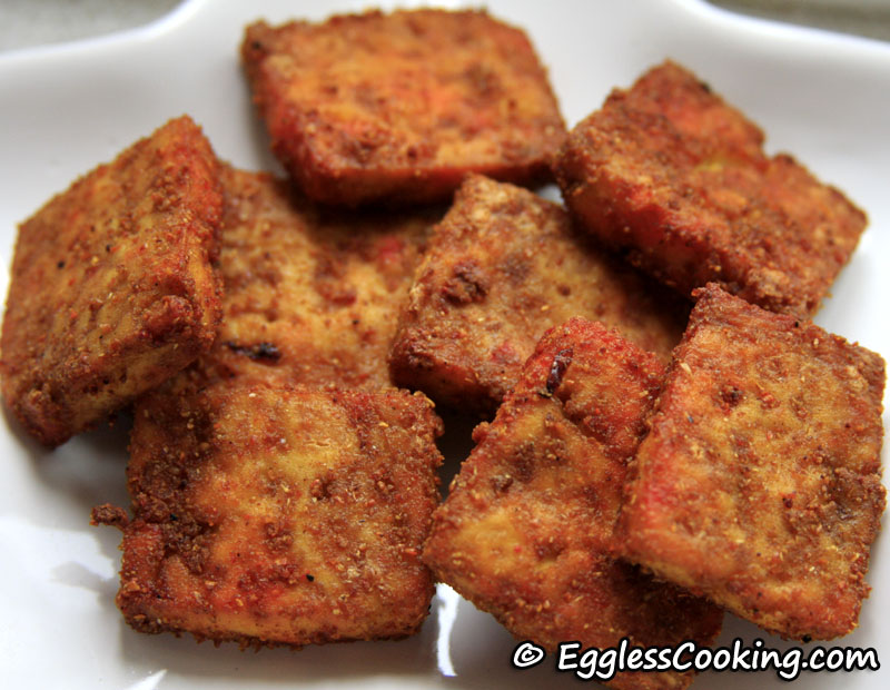 Baked Tofu - Indian Style