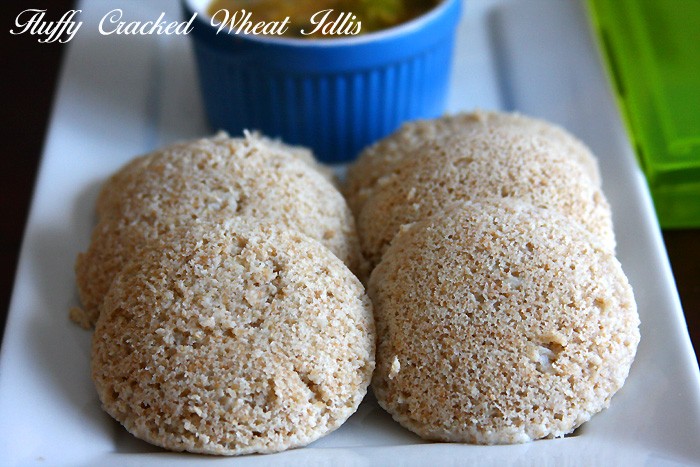 Cracked Wheat Idlis Cracked Wheat Idlis
