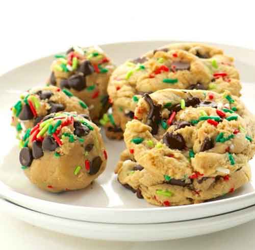 Christmas Sprinkle Cookies