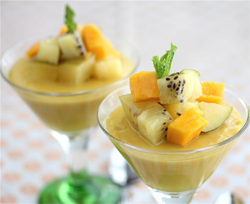 Vegan Mango Panna Cotta Vegan Mango Panna Cotta