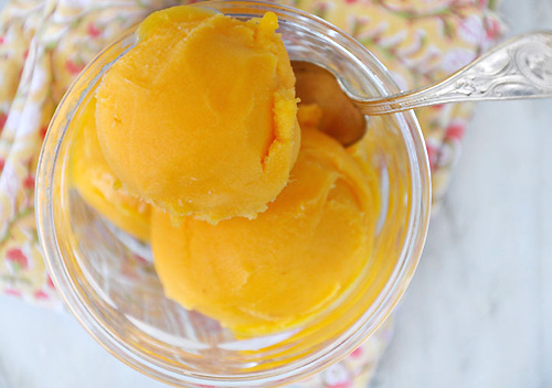 Vegan Mango Sorbet Vegan Mango Sorbet
