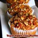 Vegan Apple Flax Muffins