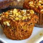 Vegan Apple Oatmeal Muffins