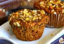 Vegan Apple Oatmeal Muffins