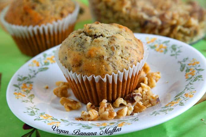 Vegan Banana Muffins