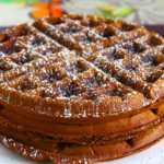 Vegan Gingerbread Waffles