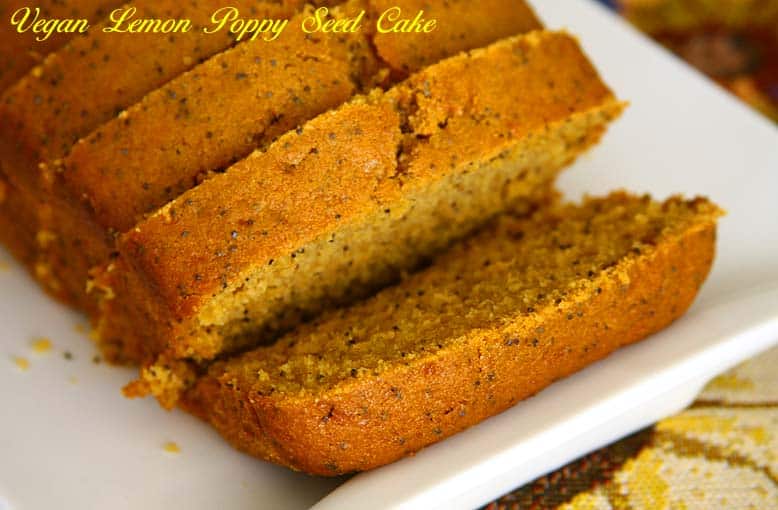 Vegan Lemon Poppy Seed Cake