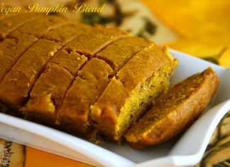vegan pumpkin bread
