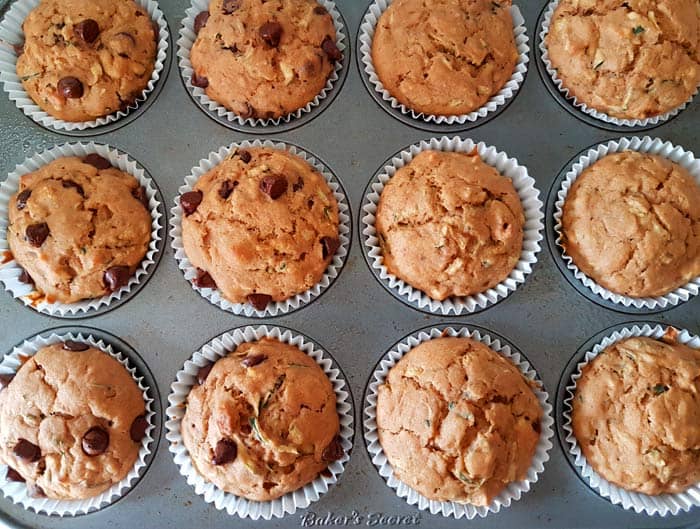 Vegan Zucchini Banana Muffins