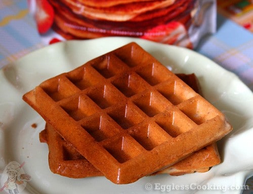 Gluten Free Vegan Vanilla Waffles