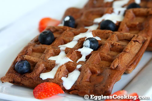 Vegan Chocolate Waffles