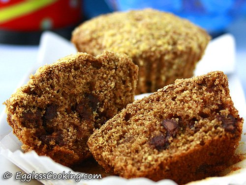 Whole Wheat Chocolate Chip Muffins