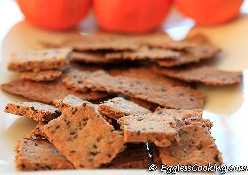 Whole Wheat and Sesame Crackers