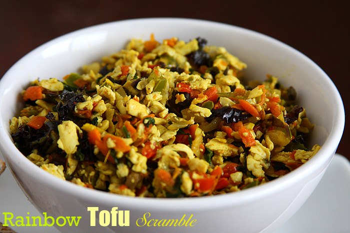 Rainbow Tofu Scramble Rainbow Tofu Scramble