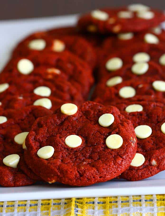 Red Velvet Chocolate Chip Cookies Red Velvet Chocolate Chip Cookies