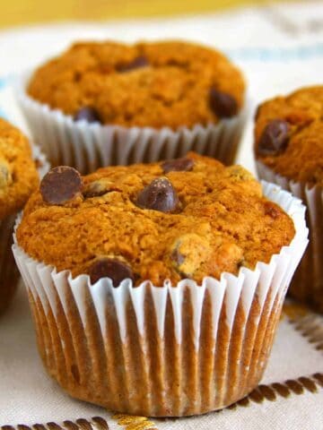 Banana Mocha Chocolate Chip Muffins