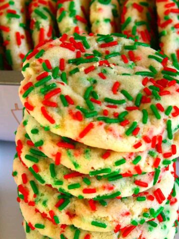 Christmas Confetti Cookies