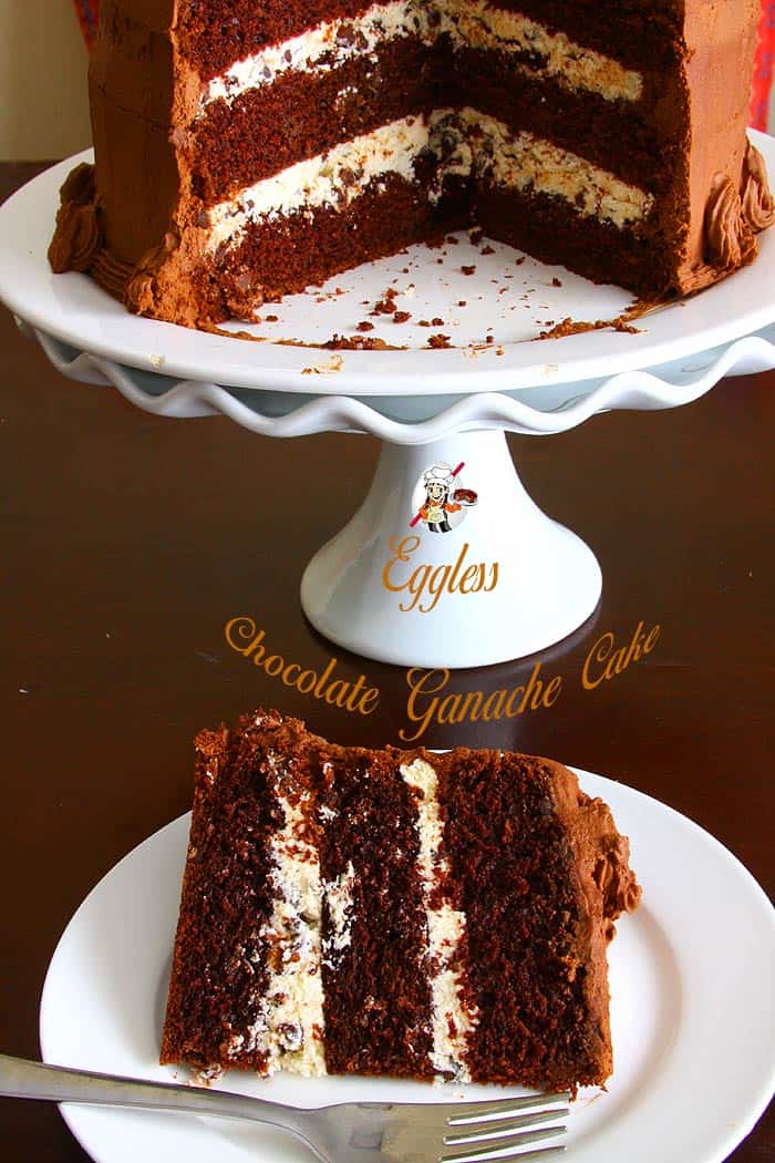 Eggless Chocolate Ganache Cake Eggless Chocolate Ganache Cake