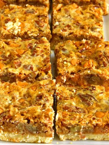 Eggless Pecan Pie Bars