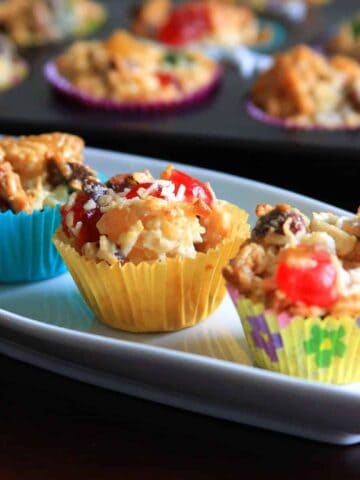Fruitcake Coconut Cookies