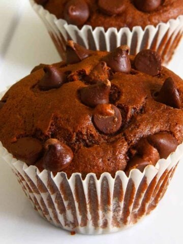 Sour Cream Double Chocolate Muffins