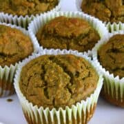 Vegan Banana Spinach Muffins