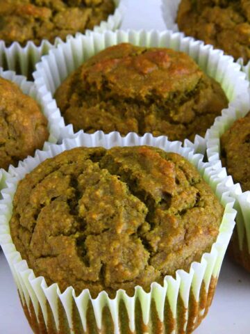 Vegan Banana Spinach Muffins