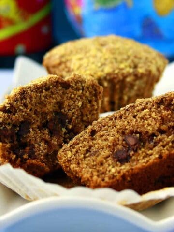 Whole Wheat Chocolate Chip Muffins