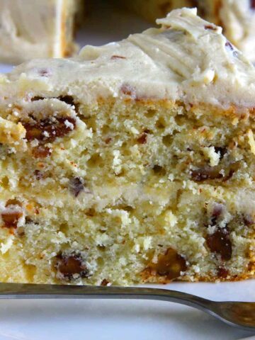 Eggless Butter Pecan Cake