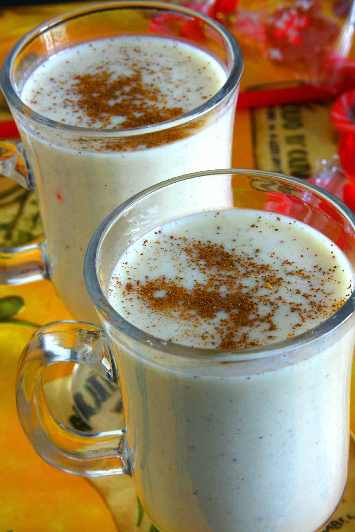 Easy Eggless Eggnog Recipe | Eggless Cooking