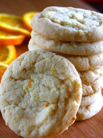 Eggless Orange Cookies