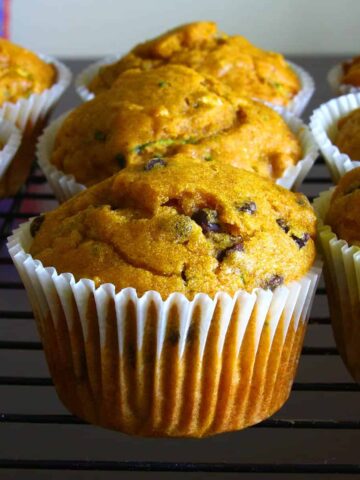 Pumpkin Zucchini Muffins
