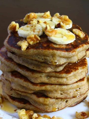 Gluten-free banana pancakes