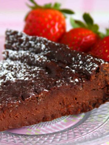 Gluten-Free, Flourless, Vegan Chocolate Cake