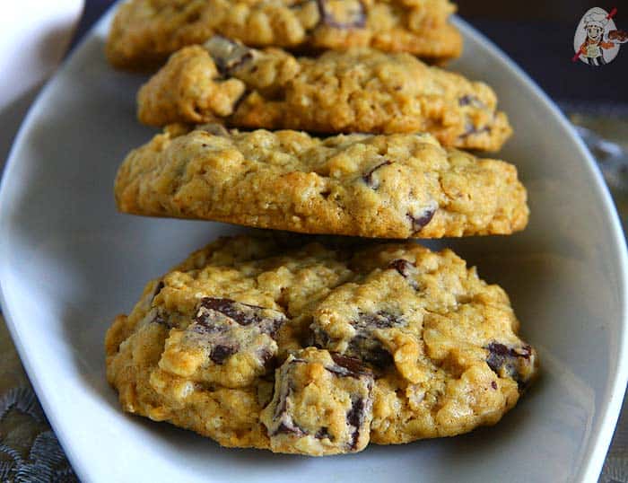 Oatmeal chunk chocolate cookies Oatmeal chunk chocolate cookies