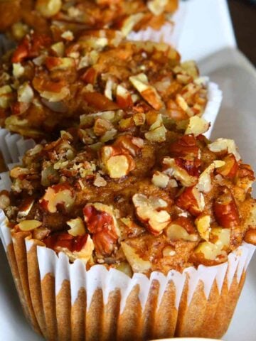 Vegan Apple Flax Muffins