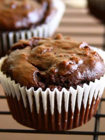 Vegan Chocolate Avocado Cupcakes