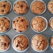 Vegan Zucchini Banana Muffins