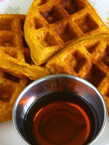 Whole Wheat Pumpkin Waffles